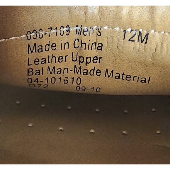 Chaps Men's Brown Leather Loafers tassels Dress Shoes size 12M - Picture 11 of 12